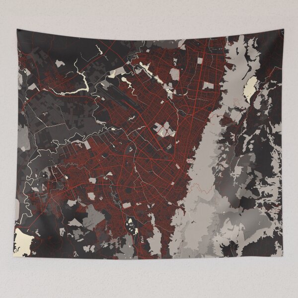 Item preview, Bogotá City Map of Colombia - Vector designed and sold by deMAP.