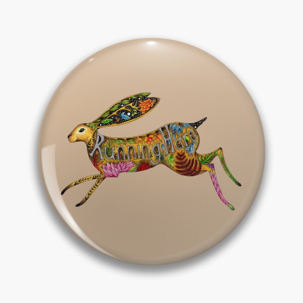 Item preview, Botanical Running Hare designed and sold by Christina Plumb.