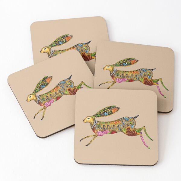 Item preview, Botanical Running Hare designed and sold by Christina Plumb.