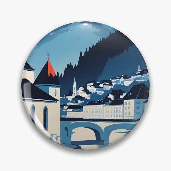 Item preview, Zurich Switzerland 1950s Vintage Travel Tourism designed and sold by TravelersGems.