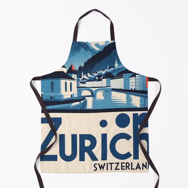 Item preview, Zurich Switzerland 1950s Vintage Travel Tourism designed and sold by TravelersGems.