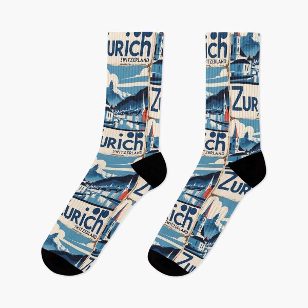 Item preview, Zurich Switzerland 1950s Vintage Travel Tourism designed and sold by TravelersGems.
