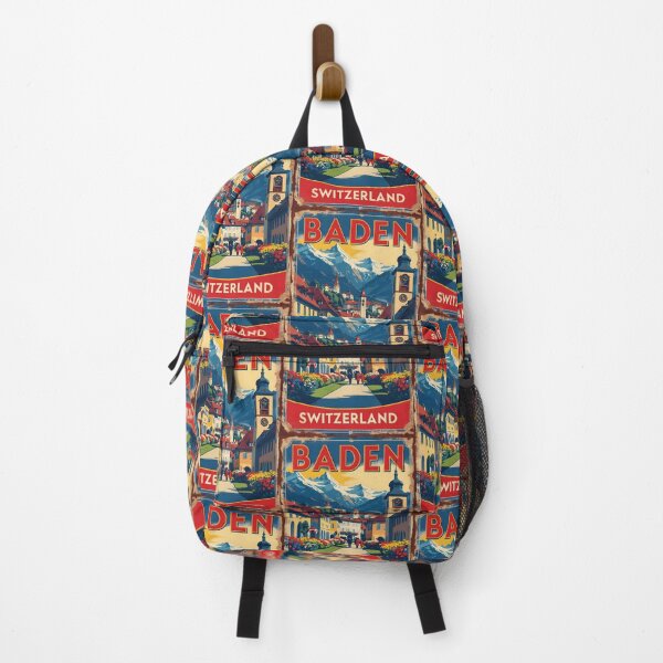 Item preview, Baden Switzerland 1950s Vintage Travel Tourism designed and sold by TravelersGems.