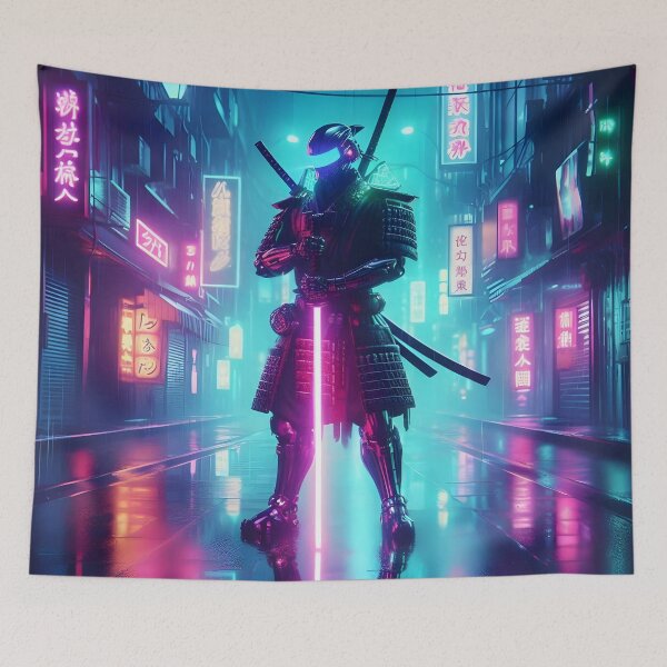Item preview, Samurai of the Future designed and sold by ArtsyWishesShop.