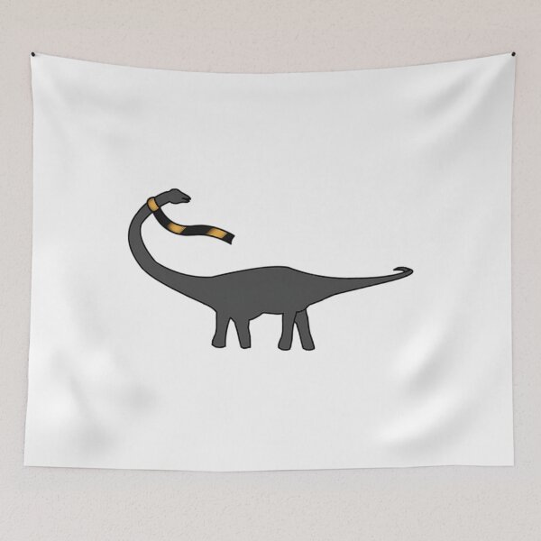 Item preview, Dippy The Dinosaur Steelers Black And Yellow Scarf  	 designed and sold by cuyqyxixly41.