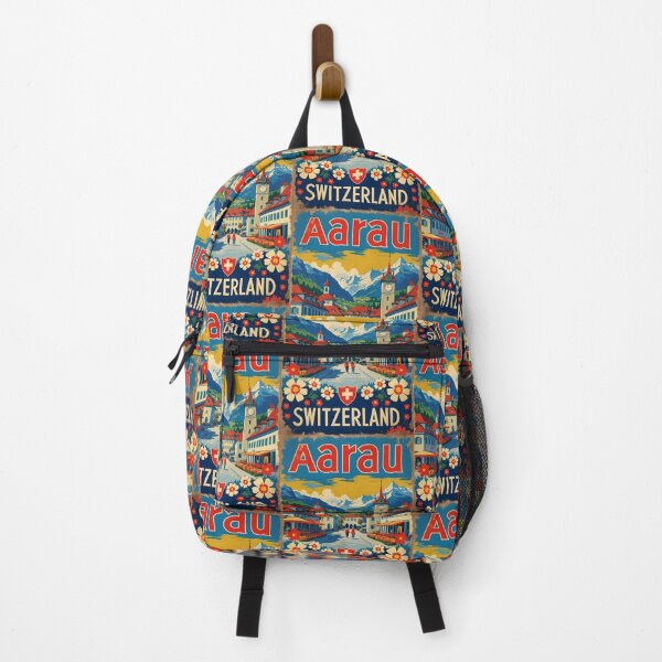 Item preview, Aarau Switzerland 1950s Vintage Travel Tourism designed and sold by TravelersGems.