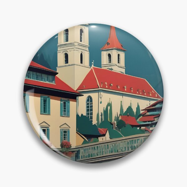 Item preview, Lucerne Switzerland 1950s Vintage Travel Tourism designed and sold by TravelersGems.