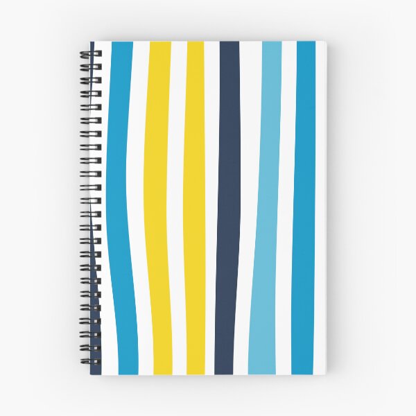 Item preview, Doodle Stripes — Blue & Yellow Wavy Seamless Pattern designed and sold by NicolaZhukov.