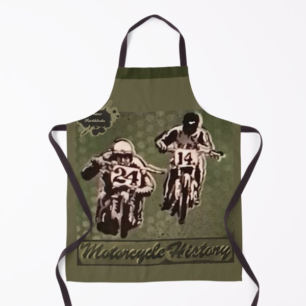 Item preview, Portrait of two vintage motorcycle racers designed and sold by marysfarbklecks.