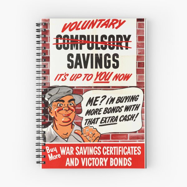 Item preview, WWII Propaganda Poster | Buy War Bonds & Support the Effort | Voluntary Savings | Vintage Art Print | Patriotic Home Decor designed and sold by artofuniverse.