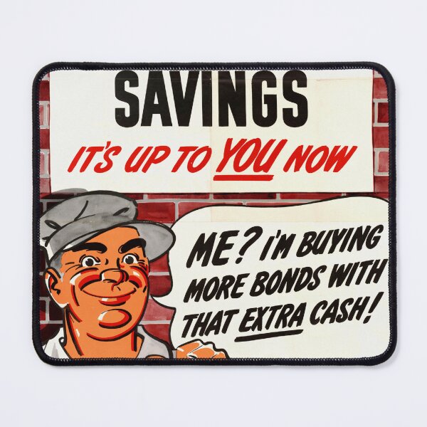 Item preview, WWII Propaganda Poster | Buy War Bonds & Support the Effort | Voluntary Savings | Vintage Art Print | Patriotic Home Decor designed and sold by artofuniverse.