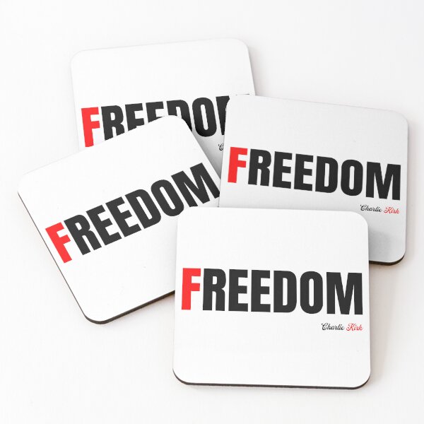 Item preview, Charlie Kirk FREEDOM shirt with signature designed and sold by Arrobe.