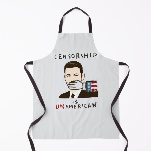 Item preview, Censorship is Unamerican, Jimmy Kimmel designed and sold by 3 Funky Broads.