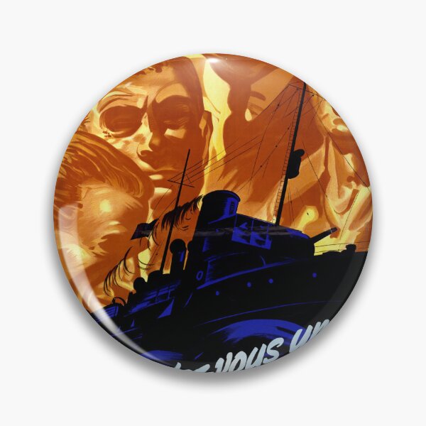 Item preview, World War II Propaganda Poster | French Language Navy Art | Bold Yellow & Blue Warship Design | Mid-20th Century Style designed and sold by artofuniverse.