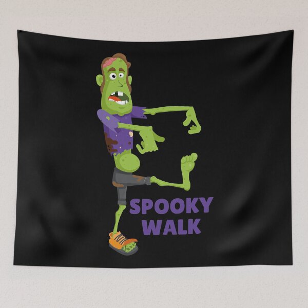 Item preview, Zombie Funny Cute Cartoon Halloween Spooky Walk  designed and sold by Art-of-Rory.