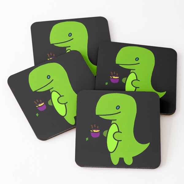 Item preview, Dino With Tea designed and sold by maude5ig.
