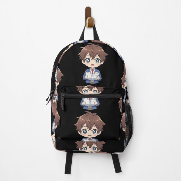 Item preview, Cute Chibi Student with Book Kawaii Anime Girl Studying Art Adorable Bookworm Design designed and sold by bvdesignart.
