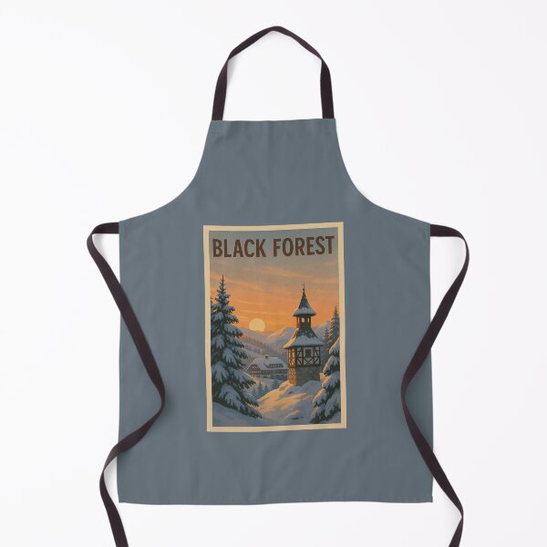 Item preview, Black Forest Germany Travel Art – Winter Sunset in the Black Forest Snow Landscape designed and sold by Annika Shurafa.