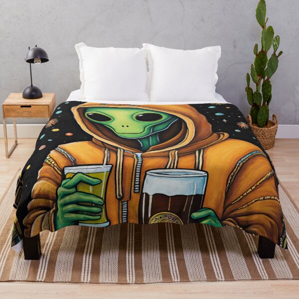 Item preview, Alien drinking Beer in a Bar designed and sold by Colin Bentham.