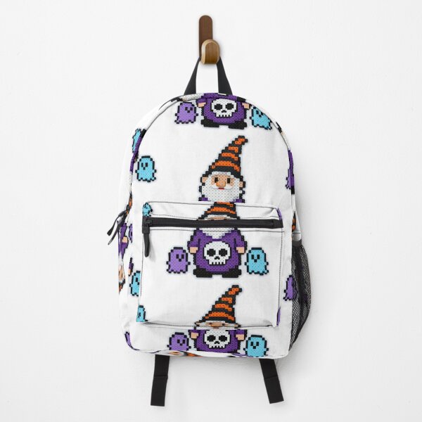 Item preview, Pixel Halloween Gnome with Ghosts – Retro Spooky Cute 8-Bit Art designed and sold by Gurjeetpixelart.
