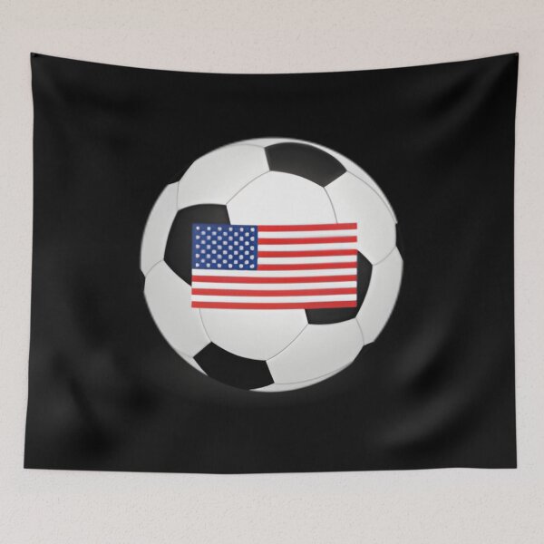 Item preview, Usa Flag Soccer Fan designed and sold by neyvrvdpez49.