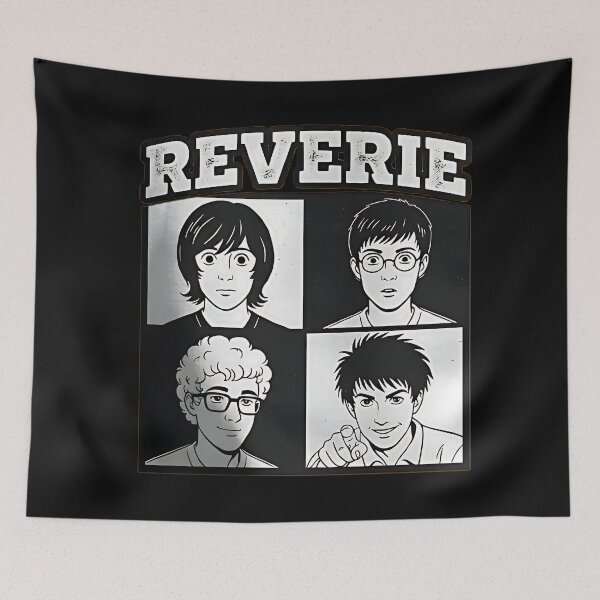 Item preview, Reverie Band Tee – Retro Manga Comic Style Graphic Design designed and sold by MasudaKatsuo0v7.