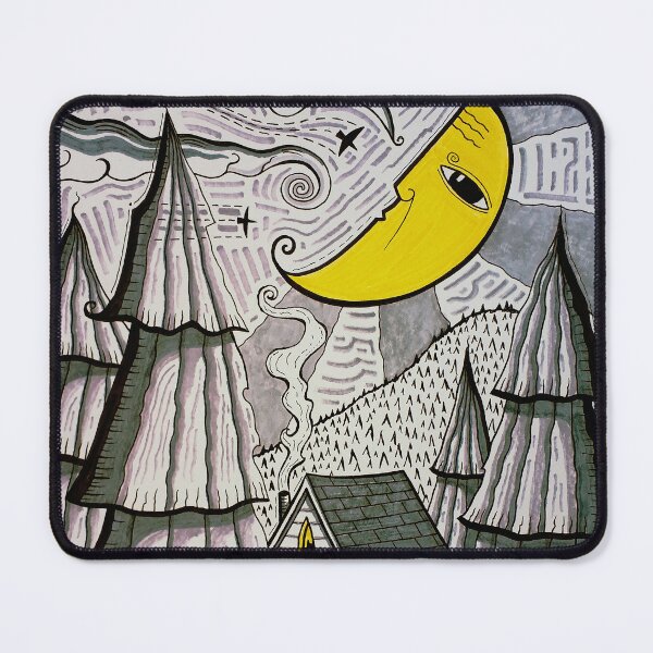 Item preview, Cabin in the Woods by myself, David King dk2025sept22a designed and sold by ArtistDavidKing.