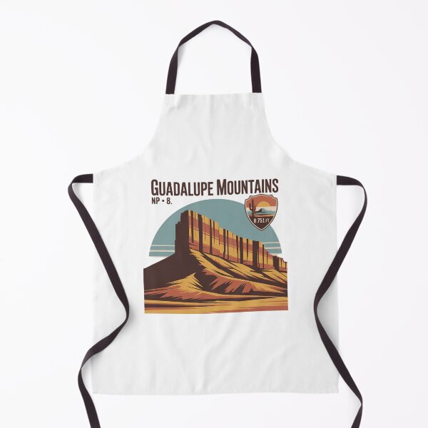 Item preview, Guadalupe Mountains National Park Texas High-Point Retro Badge designed and sold by Blok45.