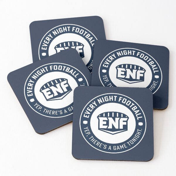 Item preview, Every Night Football "Circular Slogan" (Navy & White) designed and sold by GX3-Creative.