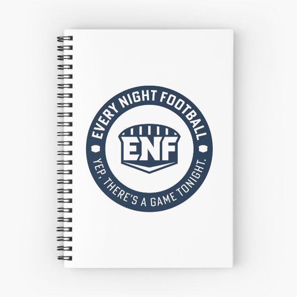 Item preview, Every Night Football "Circular Slogan" (Navy & White) designed and sold by GX3-Creative.
