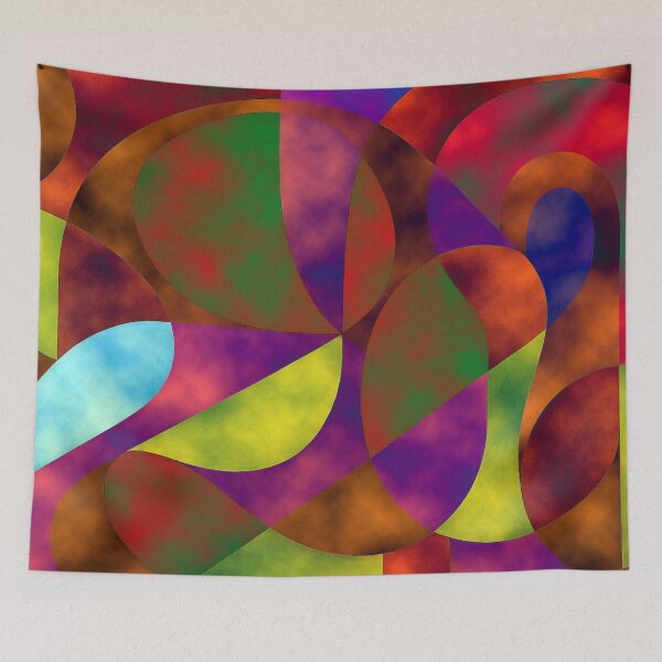 Item preview, A rush of color in flowing geometry designed and sold by Sigtrix.