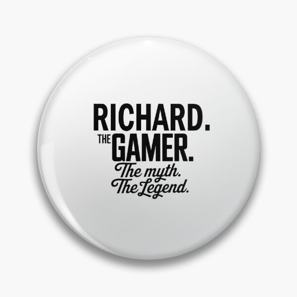 Item preview, Richard The Gamer The Myth The Legend Richard Name - Funny Gamer Quote design designed and sold by Oussinc.
