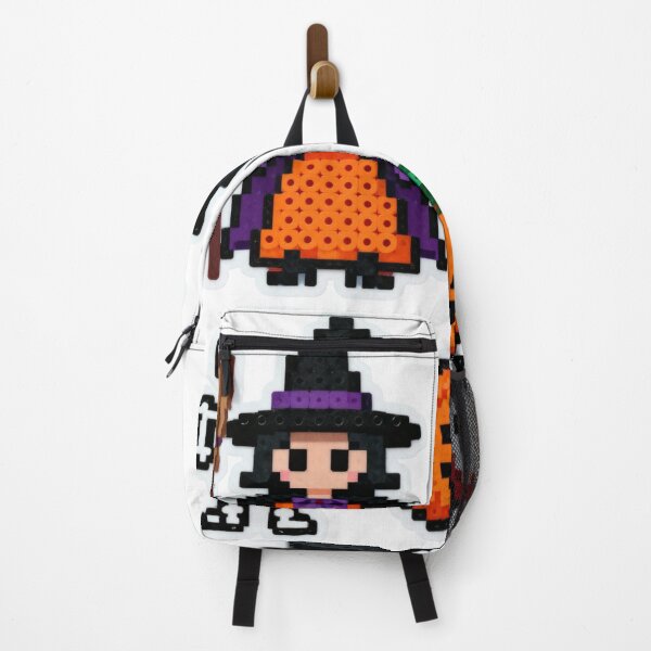 Item preview, Pixel Halloween Characters Set – Pumpkin, Witch, Ghost & Skull Retro 8-Bit Art designed and sold by Gurjeetpixelart.