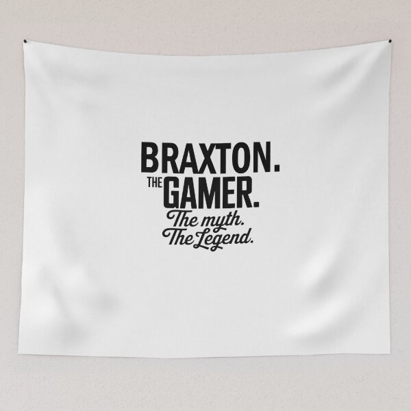Item preview, Braxton The Gamer The Myth The Legend Braxton Name - Funny Gamer Quote design designed and sold by Oussinc.
