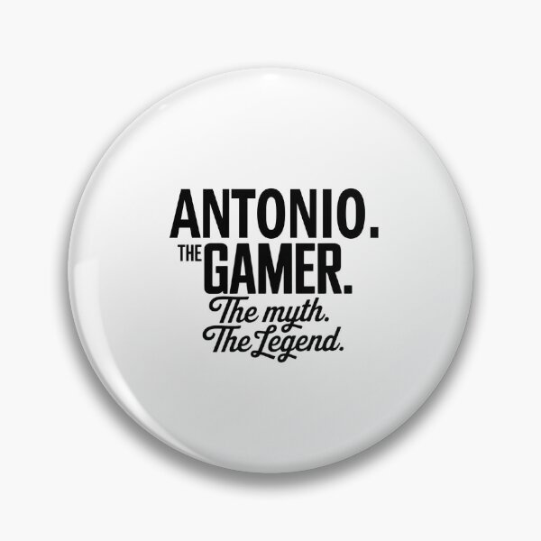 Item preview, Antonio The Gamer The Myth The Legend Antonio Name - Funny Gamer Quote design designed and sold by Oussinc.