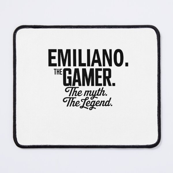 Item preview, Emiliano The Gamer The Myth The Legend Emiliano Name - Funny Gamer Quote design designed and sold by Oussinc.