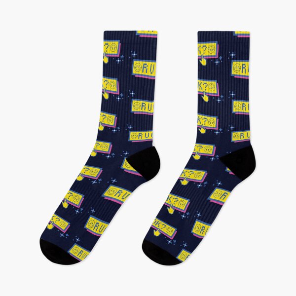 Item preview, R U OK = Pixel Retro Smiley designed and sold by chillaxcats.