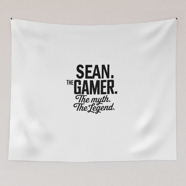 Item preview, Sean The Gamer The Myth The Legend Sean Name - Funny Gamer Quote design designed and sold by Oussinc.