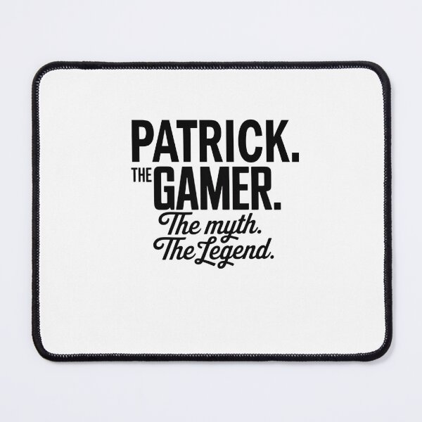 Item preview, Patrick The Gamer The Myth The Legend Patrick Name - Funny Gamer Quote design designed and sold by Oussinc.