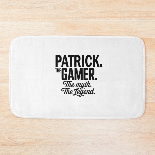 Item preview, Patrick The Gamer The Myth The Legend Patrick Name - Funny Gamer Quote design designed and sold by Oussinc.