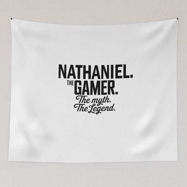Item preview, Nathaniel The Gamer The Myth The Legend Nathaniel Name - Funny Gamer Quote design designed and sold by Oussinc.