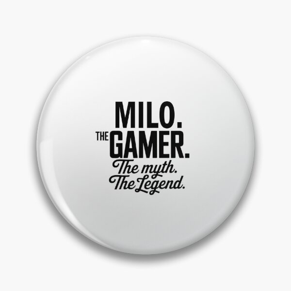 Artikelvorschau, Milo, der Spieler, der Mythos, die Legende, Milo-Name – lustiges Gamer-Zitat-Design entworfen und verkauft von Oussinc.