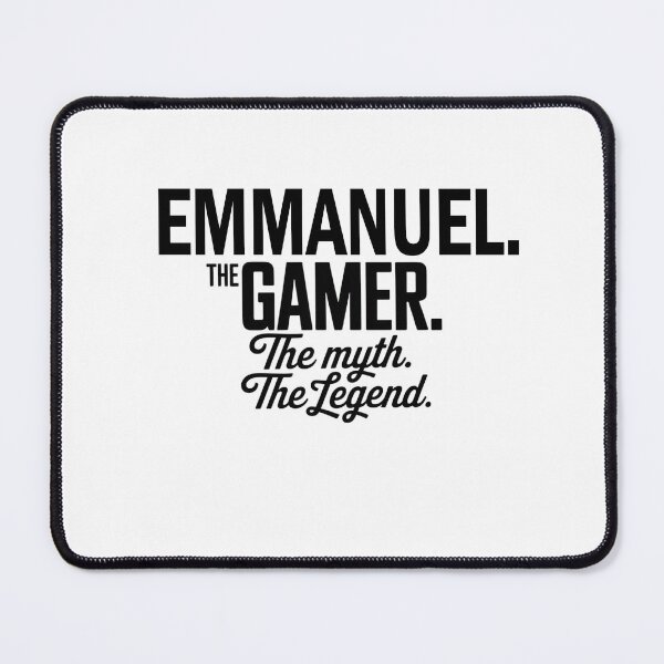 Item preview, Emmanuel The Gamer The Myth The Legend Emmanuel Name - Funny Gamer Quote design designed and sold by Oussinc.
