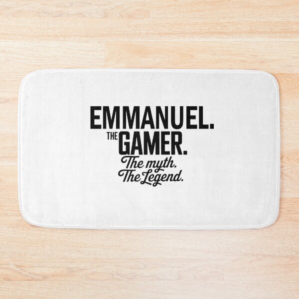 Item preview, Emmanuel The Gamer The Myth The Legend Emmanuel Name - Funny Gamer Quote design designed and sold by Oussinc.