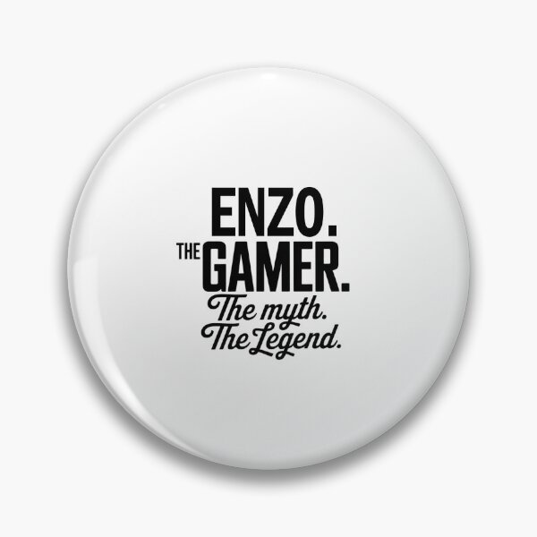 Item preview, Enzo The Gamer The Myth The Legend Enzo Name - Funny Gamer Quote design designed and sold by Oussinc.