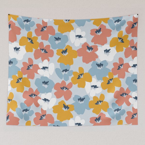Item preview, Bloom Pop — Colorful Graphic Floral Seamless Pattern designed and sold by NicolaZhukov.