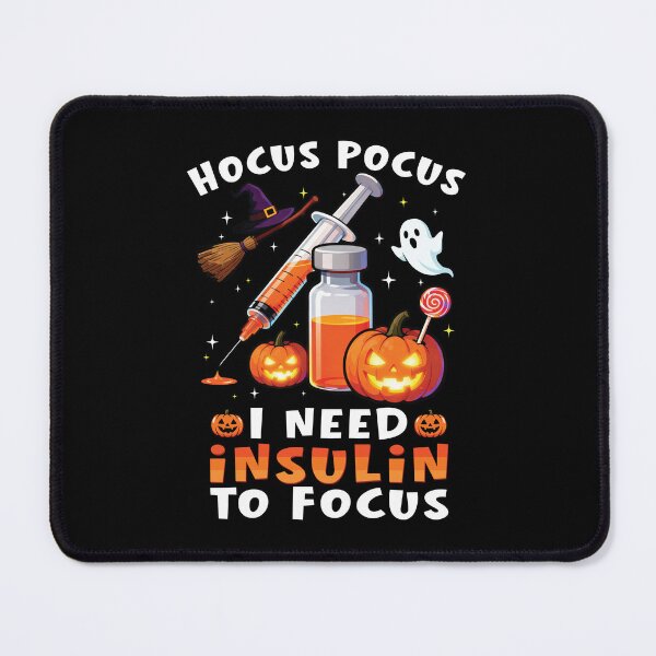 Item preview, Hocus Pocus I Need Insulin to Focus Halloween designed and sold by Nemcha-Tee.