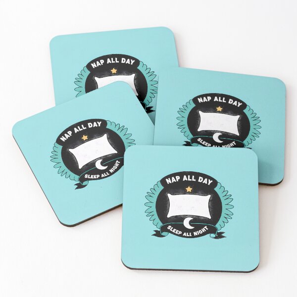 Item preview, NAP ALL DAY SLEEP ALL NIGHT ART DESIGN designed and sold by ART ATTACK ZONE.