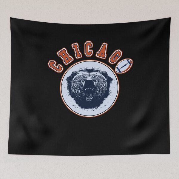 Item preview, Chicago Football Vintage Retro Bear Illinois Fan designed and sold by be-njo.