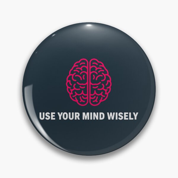 Item preview, Contrasting Pink Brain and White Text Encouraging Mental Strength designed and sold by SplashTastic.
